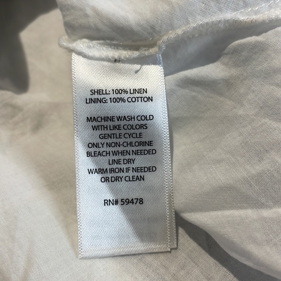 Cynthia Rowley linen tank dress size 8 - Picture 5 of 6